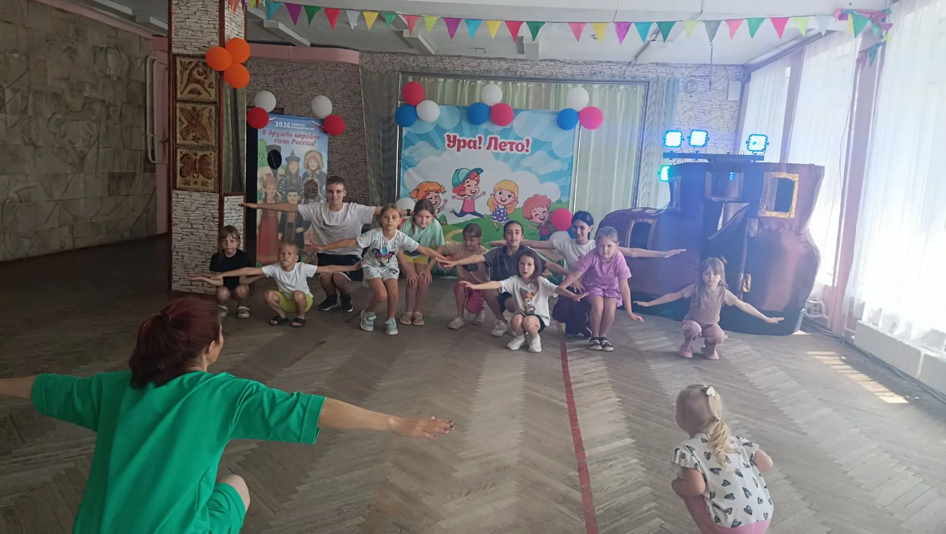 Сегодняшний день на культурно-досуговой площадке СДК п. Степной был интересным и насыщенным. Ребята 