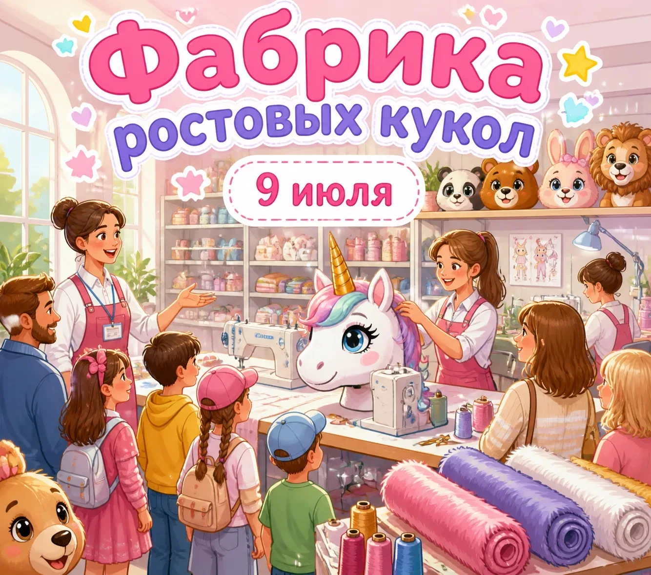 🧸✨ Сказочный июль: Погрузитесь в мир, где оживают мечты! ✨🧸

Подарите себе и своим детям утро, пол