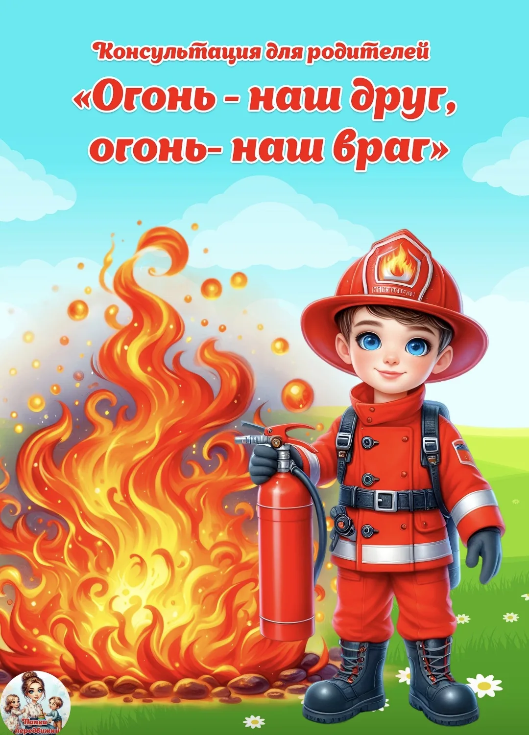 Консультация для родителей "Огонь - наш друг, огонь -наш враг"