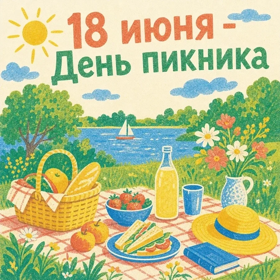 18 июня — Международный день пикника🌞

Прогулка на свежем воздухе — отличный повод сбежать из дома.