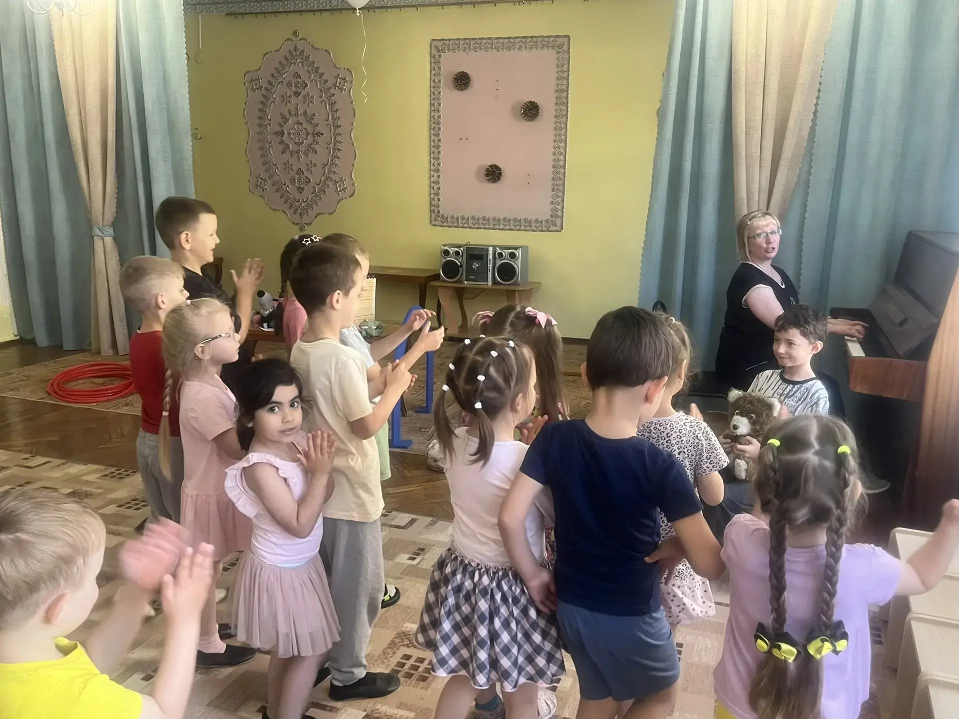 🤗Сегодня территория нашего детского сада наполнилась звонким и заразительным детским смехом👍

✨Мы 