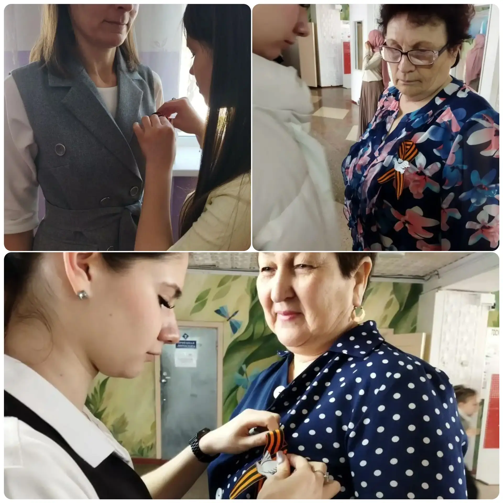 В МБОУ «Гришинская школа» прошла трогательная и значимая акция «Георгиевская ленточка». Активисты «Д