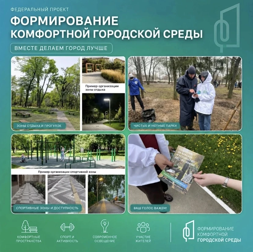 ✨ СПАСИБО ЗА ВАШ ВЫБОР! ГОЛОСОВАНИЕ ПО ПРОЕКТУ «ФОРМИРОВАНИЕ КОМФОРТНОЙ
ГОРОДСКОЙ СРЕДЫ» ЗАВЕРШЕНО ✨