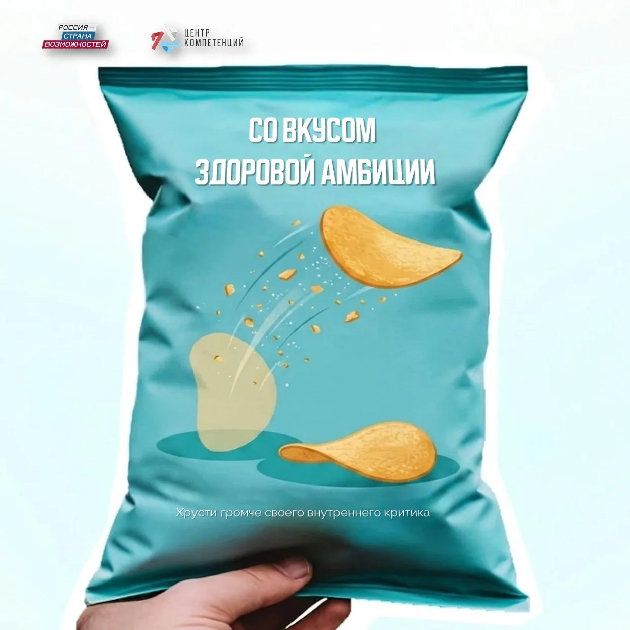 Говорят, чипсы – вредны. Но наши – исключение!

Проект «Центры компетенций» 
пофантазировал на тему 