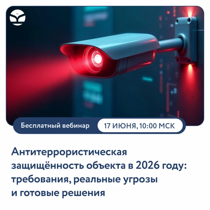 Бесплатный вебинар: «Антитеррористическая защищённость объекта в 2026 году: требования, реальные угр