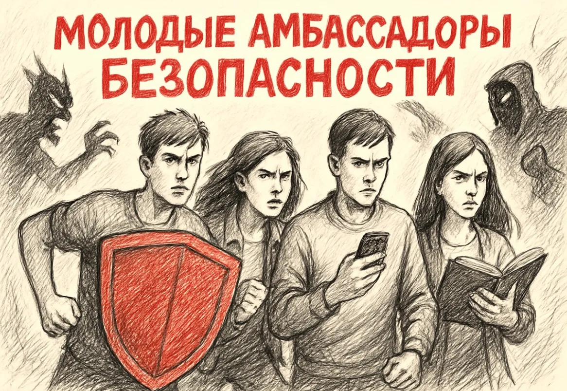 🛡 МОЛОДЫЕ АМБАССАДОРЫ БЕЗОПАСНОСТИ
Образовательный проект для школьников 9–11 классов о том, как за