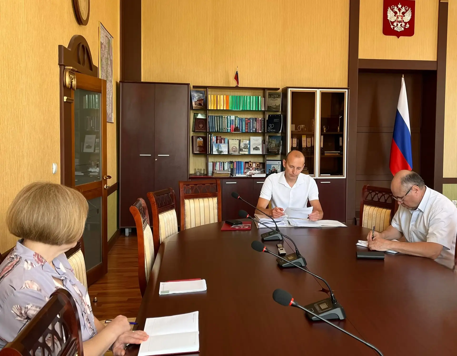 11 июня 2026 г. в Управлении проведено очередное совещание по вопросам проделанной работы подрядчико