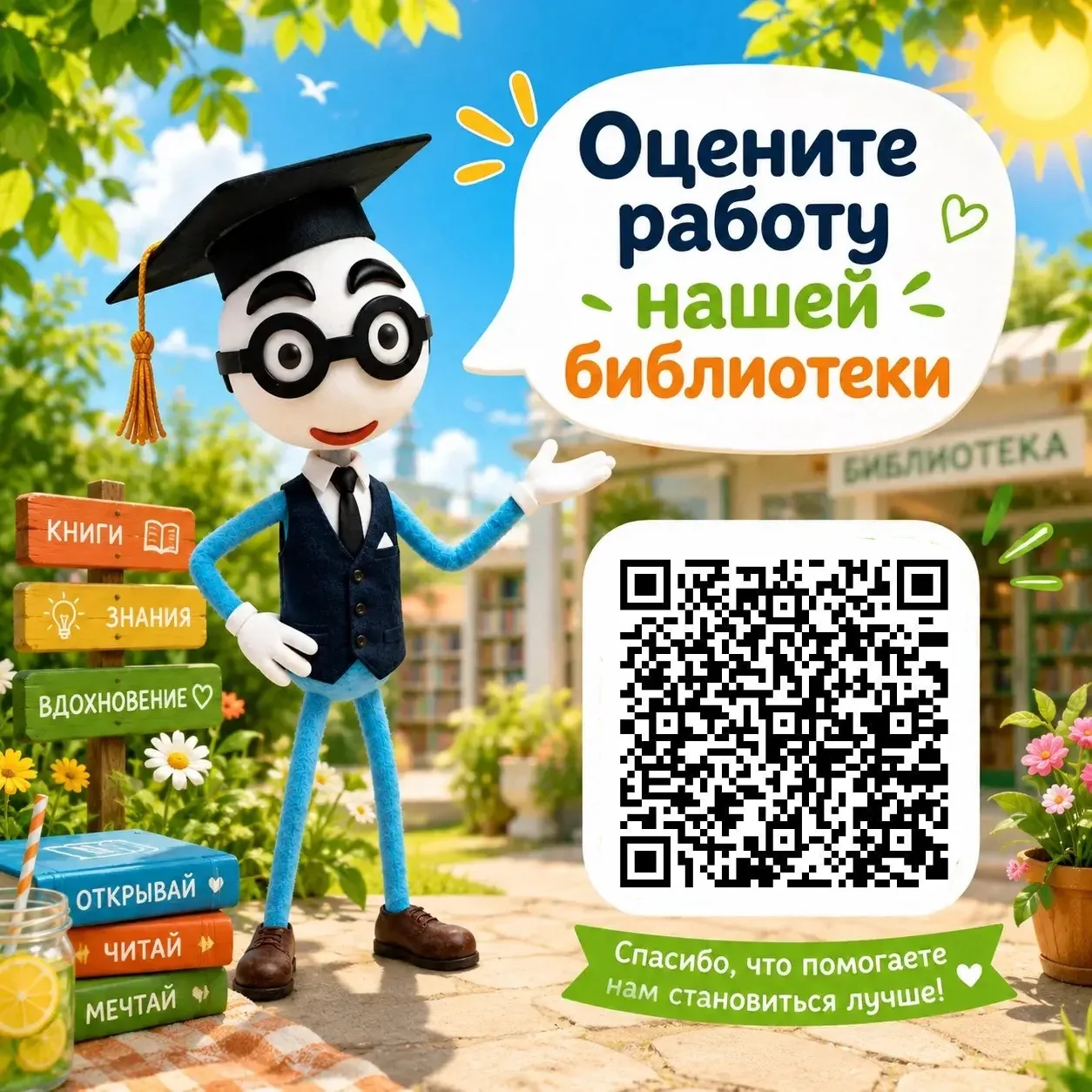 Библ просит вашей помощи 📋

Уважаемые читатели!

Наш друг и официальный талисман библиотеки — Библ 