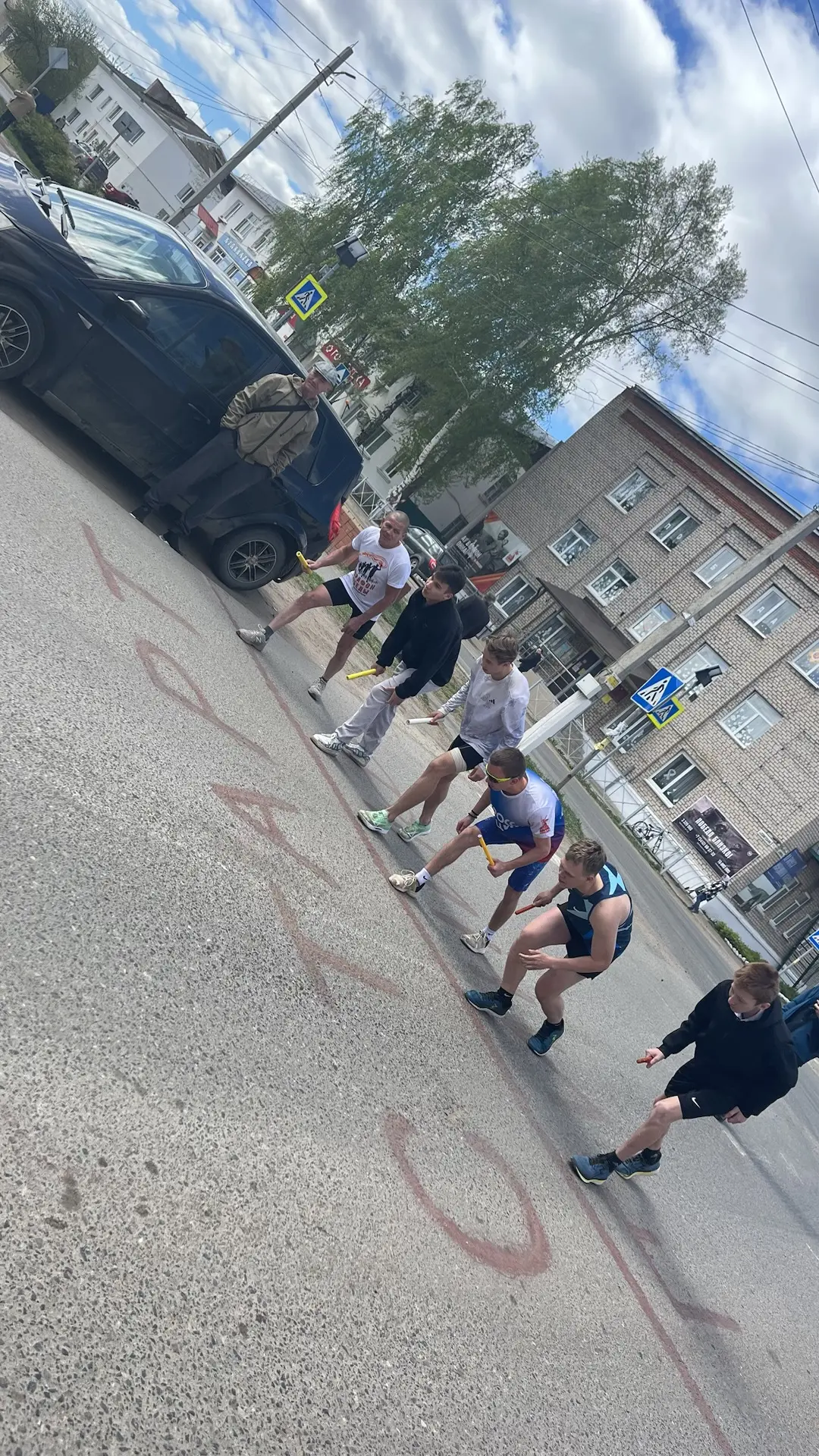 Команда колледжа приняла участие в традиционной "Эстафете Мира"🕊, в честь 81-ой годовщины Победы в 