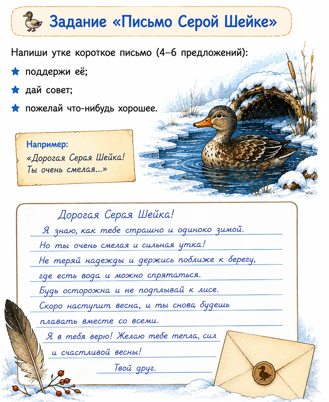 Это бланк для учителя или от учителя! 
Можно предложить свой вариант, когда ребята выставят свои раб