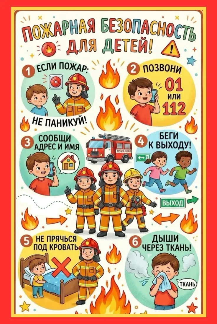 🔥 ВАЖНЫЕ ПРАВИЛА ПОЖАРНОЙ БЕЗОПАСНОСТИ НА ЛЕТНИХ КАНИКУЛАХ! 🔥💦📢

Уважаемые родители и наши любим