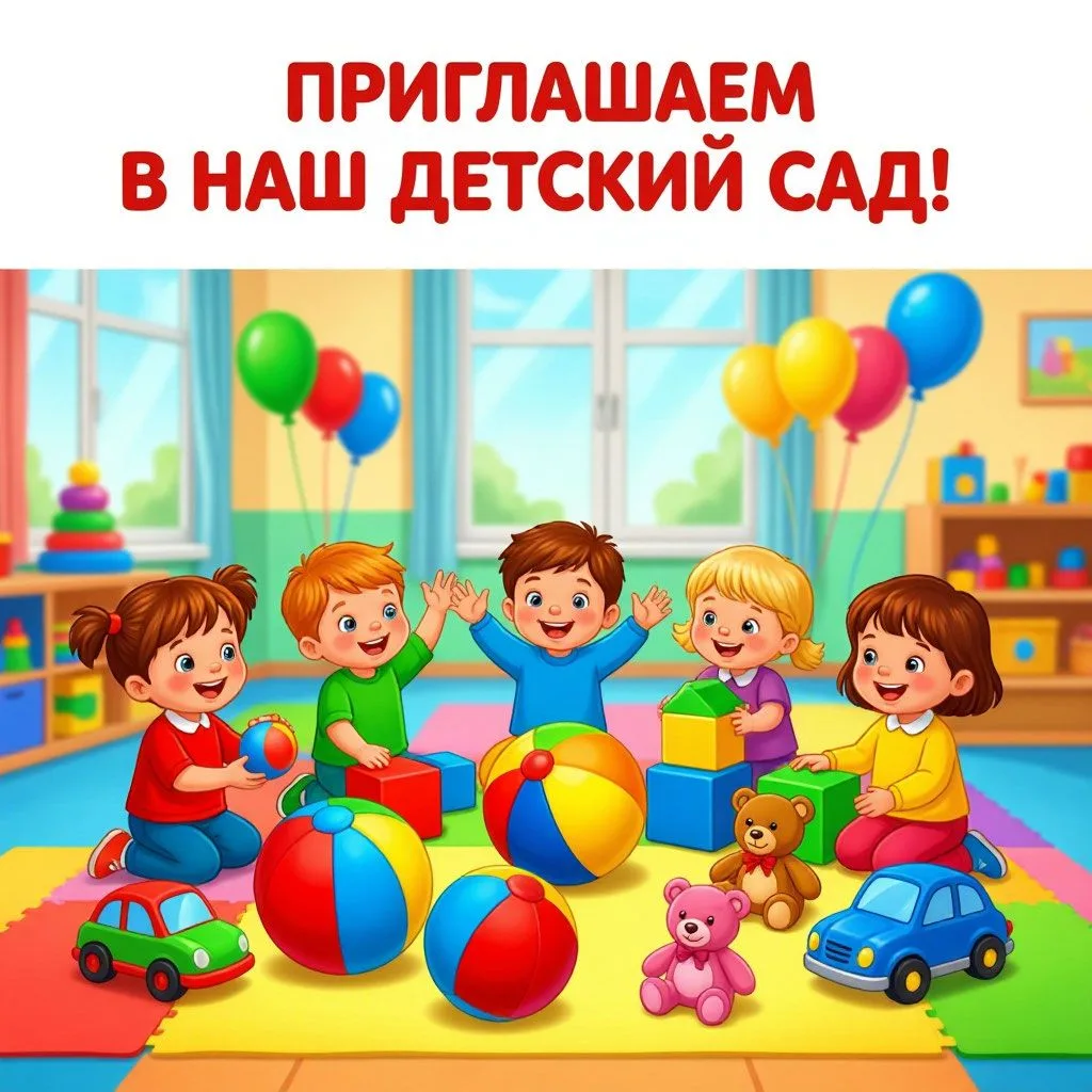 Дорогие родители и наши будущие маленькие друзья!
От всего сердца приглашаем вас в наш уютный детски