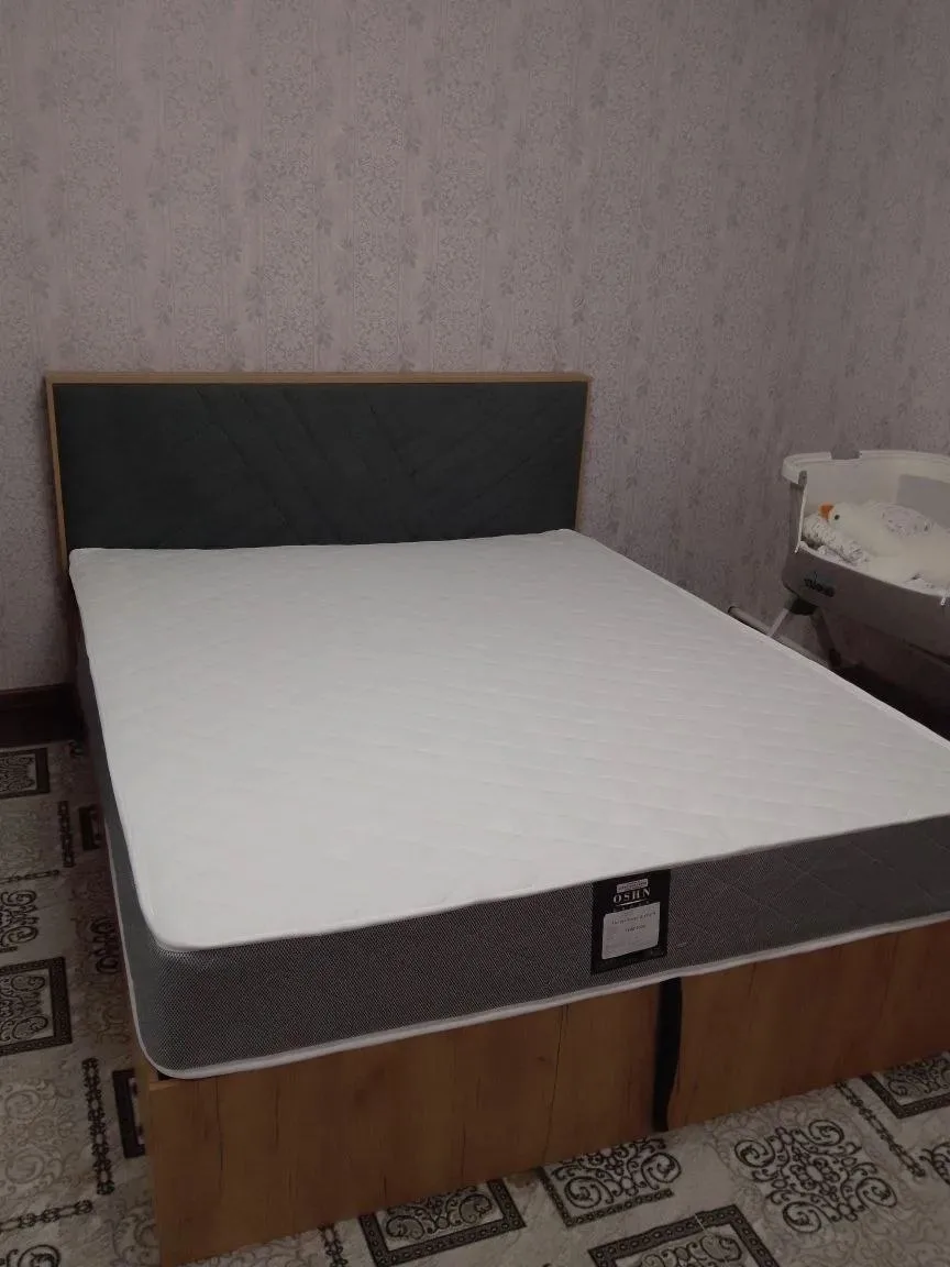 Кровать Монако 160 👌
Оснащена ортопедическим основанием
с подъемным механизмоми и мягким изголовьем