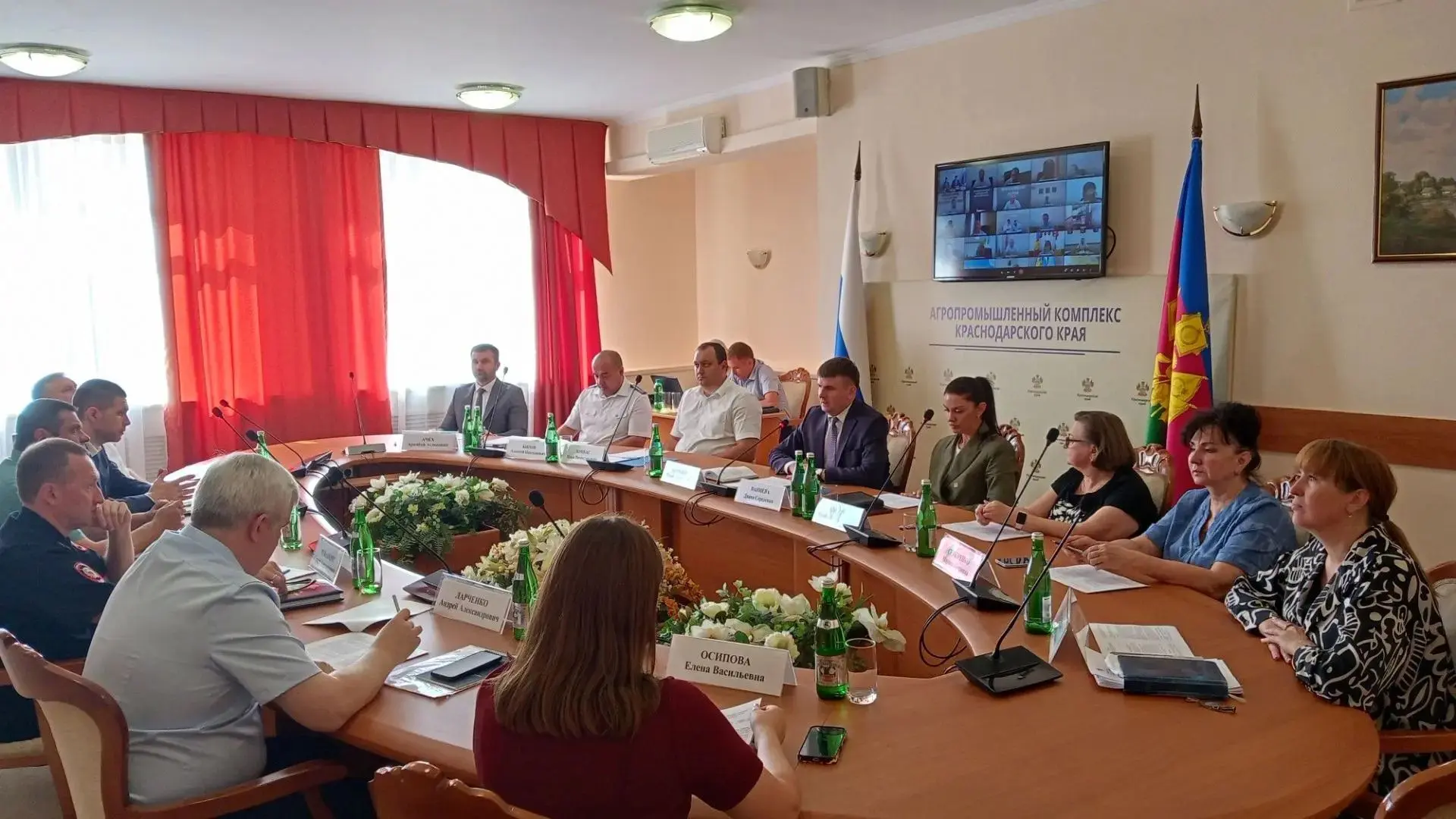 В департаменте ветеринарии Краснодарского края прошло заседание специальной комиссии по предупрежден