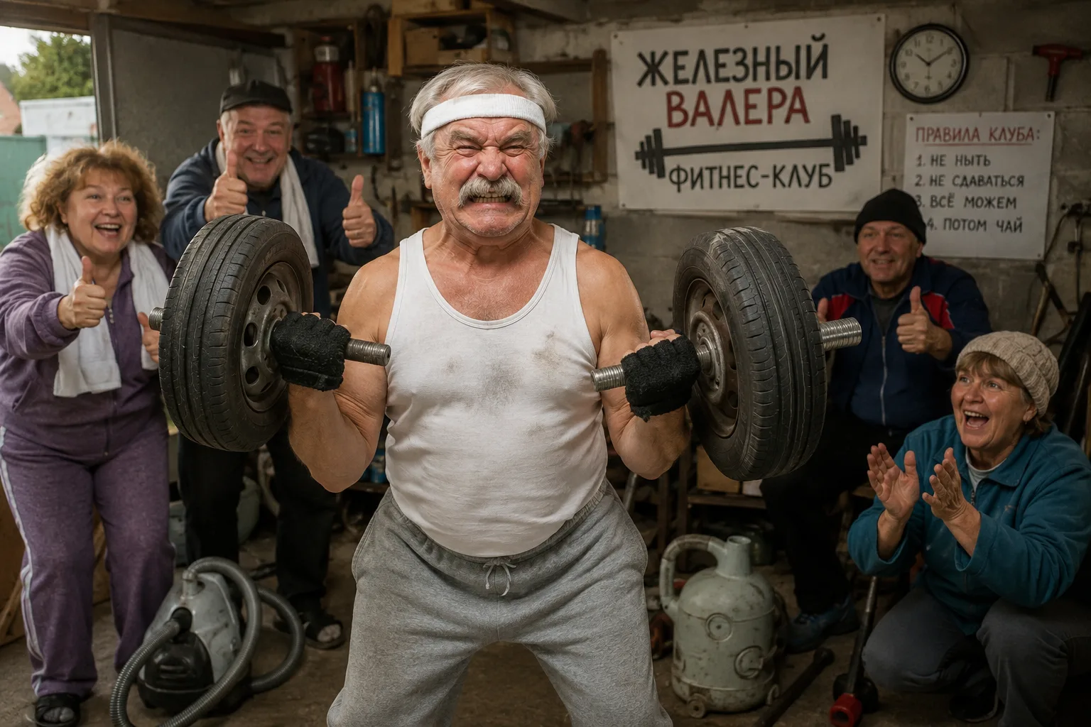 Валерий Петрович случайно открыл элитный фитнес-клуб в гараже

Валерий Петрович много лет хранил в г