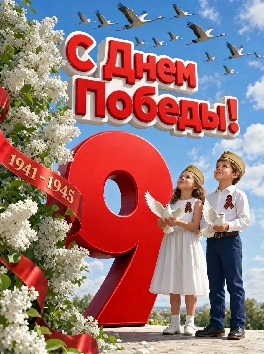 🌟В этот знаменательный день — 9 Мая, мы от всей души поздравляем вас с Днём Великой Победы! 🎉
🌟9 
