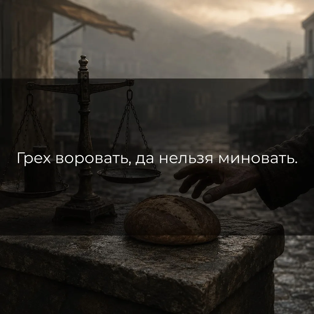 Грех воровать, да нельзя миновать.

Жизнь иногда ставит перед сложным выбором 🤔💭

Бывает так, что 