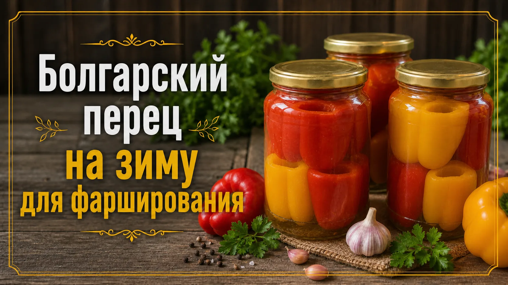 Болгарский перец на зиму для фарширования 🌶️

Хрустящие, упругие перцы в ароматном маринаде. Идеаль