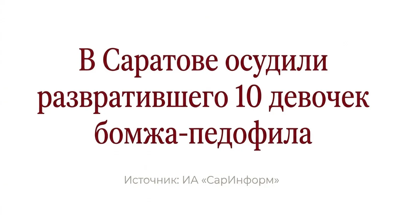 ⚡️В Саратове осужден 51-летний серийный педофил Сергей Мочалин.
⁣⁣⠀
Гособвинению удалось доказать, ч