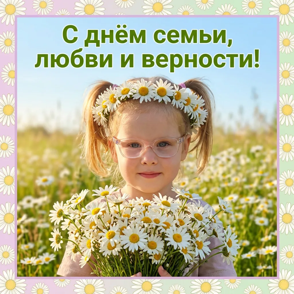 🎉 С Днём семьи, любви и верности! 🎉

Говорят, семья — это когда ты можешь съесть последний кусочек
