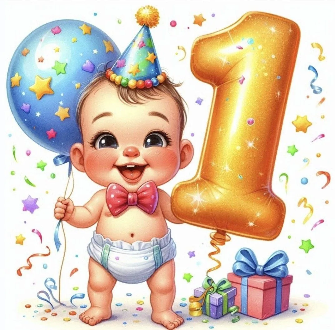 «Сегодня особенный день — нашему любимому внуку исполнился 1 годик! 🎉🎉🥳🥳Наше маленькое чудо, наш