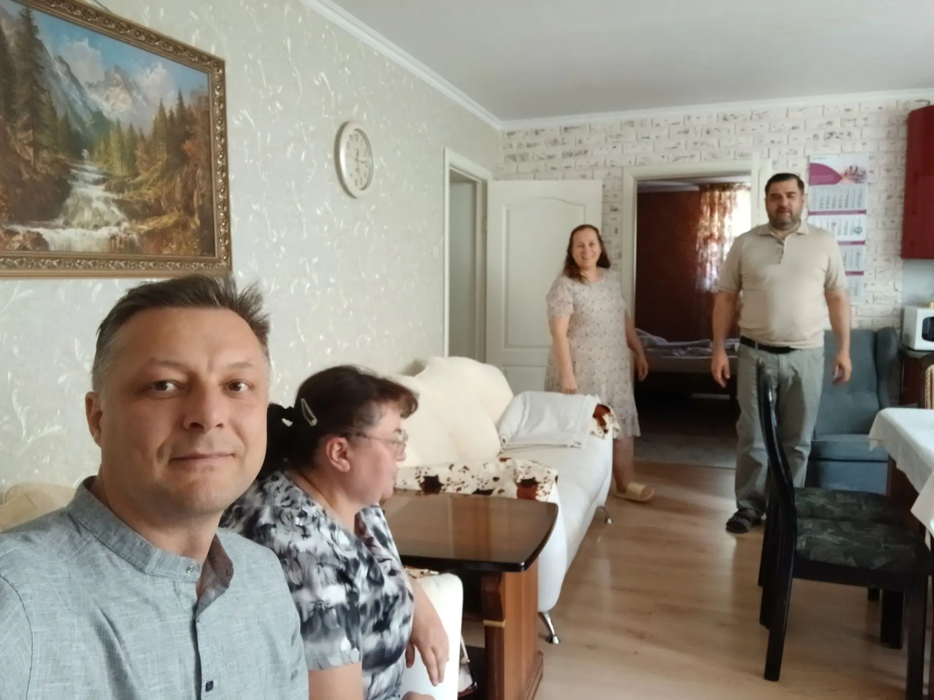 А мы в гостях у переселенцев😊