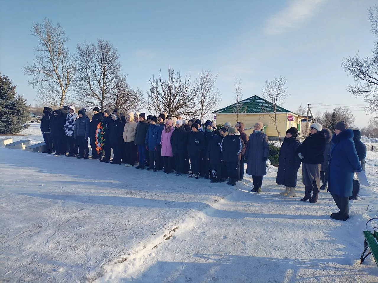 16 января на мемориале села Гарбузово прошел митинг памяти, посвящённый Дню освобождения села от нем