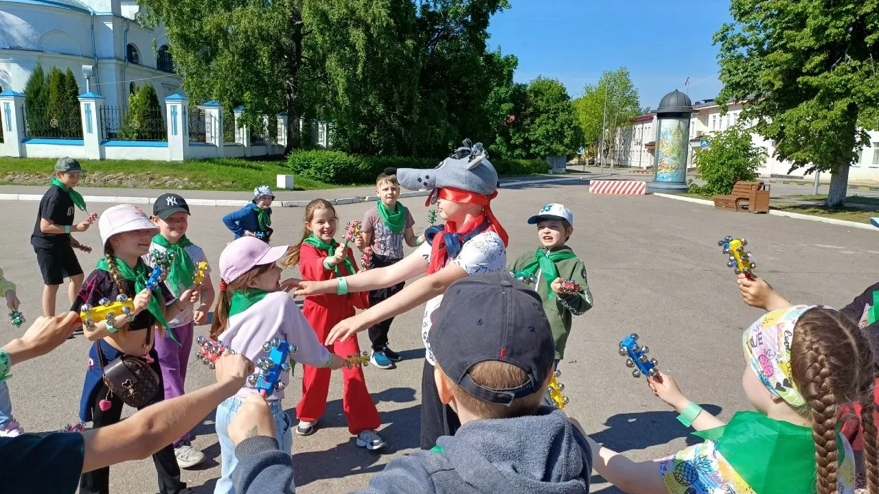 Новости лагеря «Солнышко» 
На прошлой неделе наши весёлые ребята приняли участие в увлекательном мер