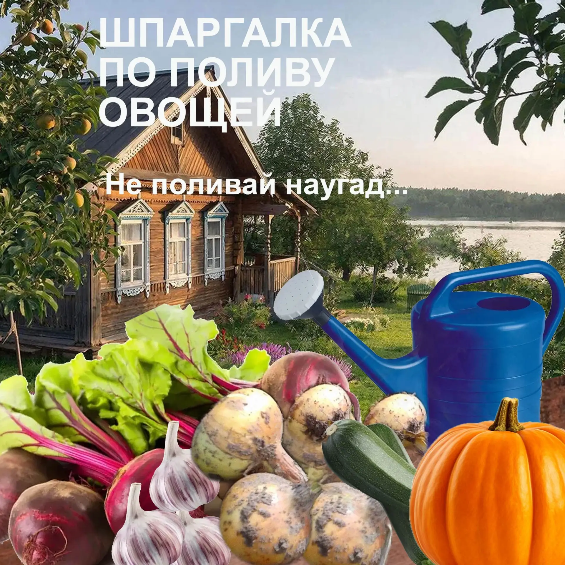 Полив овощей — наука или искусство?

Правильный полив = богатый урожай! Сохраняйте карточки, чтобы н