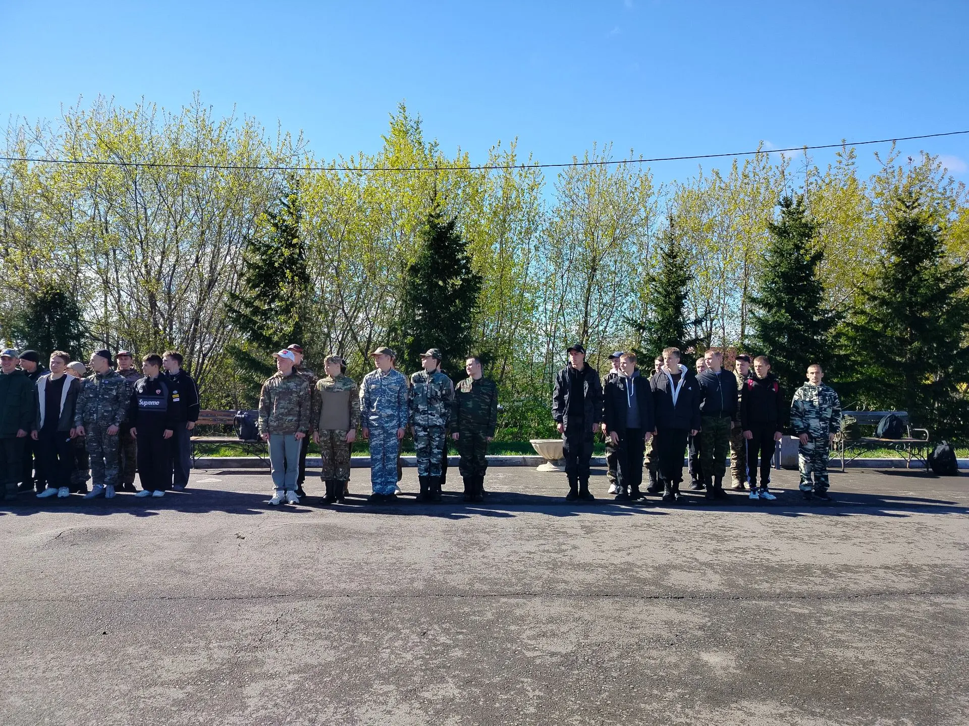 Сегодня стартовали военные сборы для будущих защитников Отечества! 
25 мая на площади перед Домом ку
