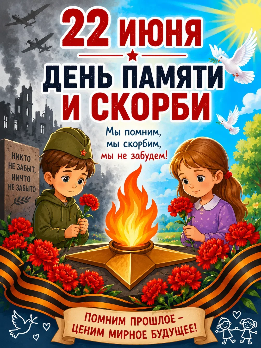 🕯Мы помним...
Сегодня мы вспоминаем тех, кто первыми принял на себя удар врага в июне 1941 года, кт