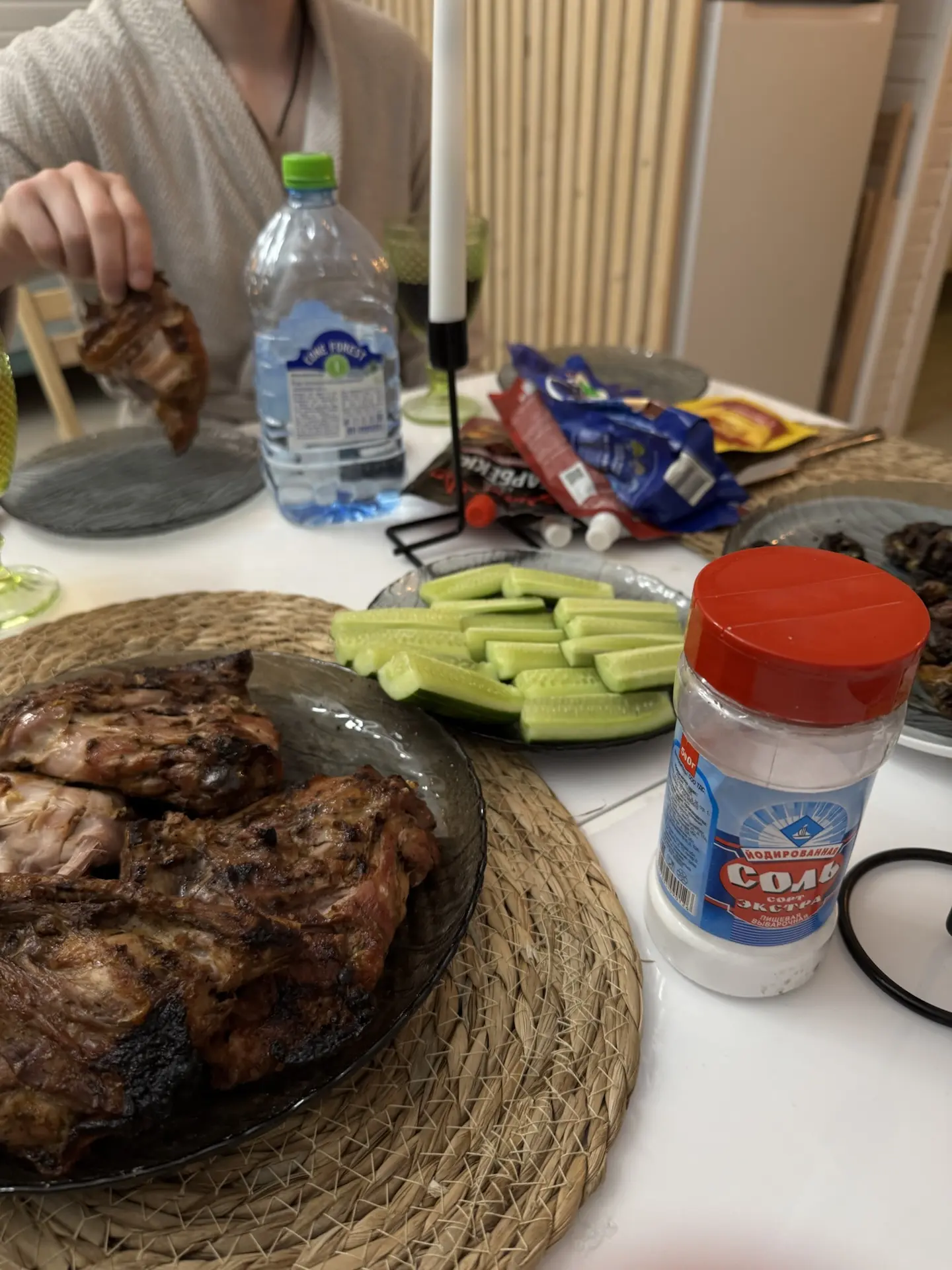 Не сфоткали - не поели!🍖🥒