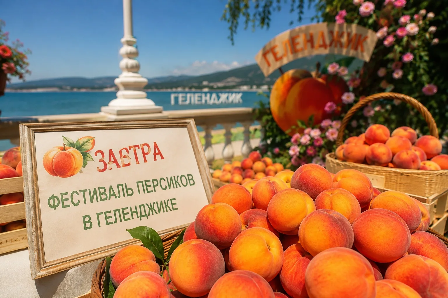 🍑 Уже завтра - Персиковый фестиваль в Геленджике!

1 августа в 11:00 Ярмарочная площадь превратится