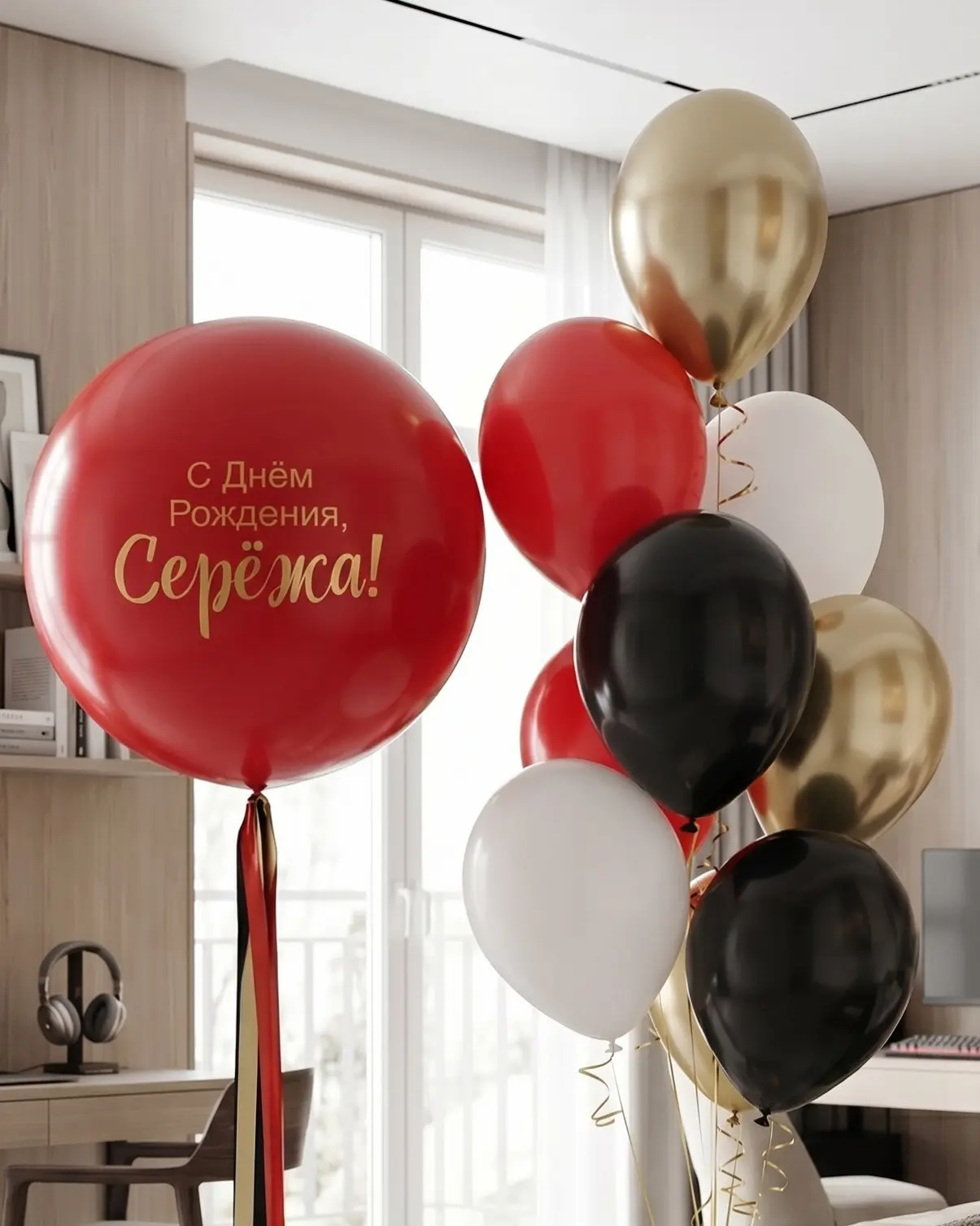 НАБОР ИЗ ВОЗДУШНЫХ ШАРОВ НА ДЕНЬ РОЖДЕНИЯ🥰

Заказать воздушные шары и оформление праздника можно не