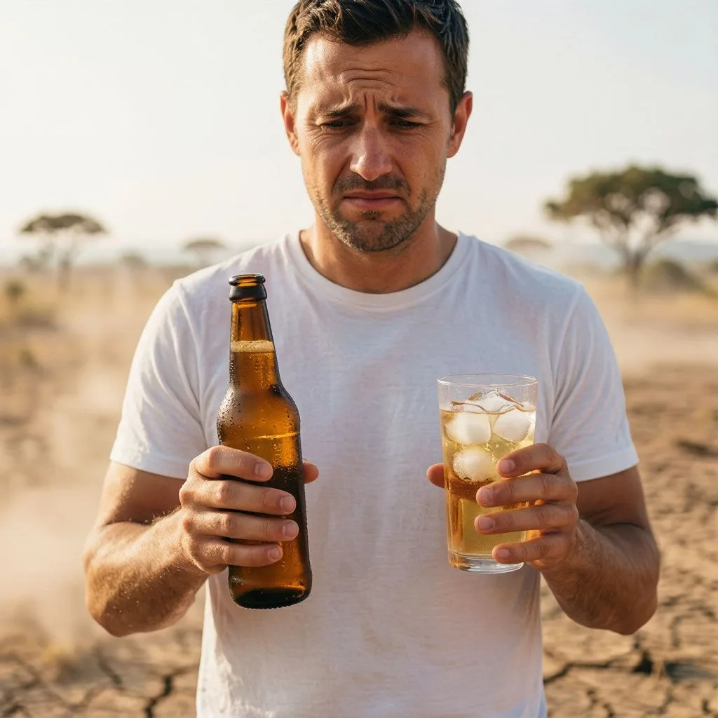🍺 Алкоголь в жару: не охлаждение, а обман организма

Думаете, пиво или коктейль со льдом помогут сп