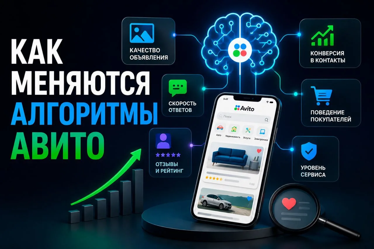 🧠 Как меняются алгоритмы Авито

Многие до сих пор думают, что Авито работает примерно так же, как н