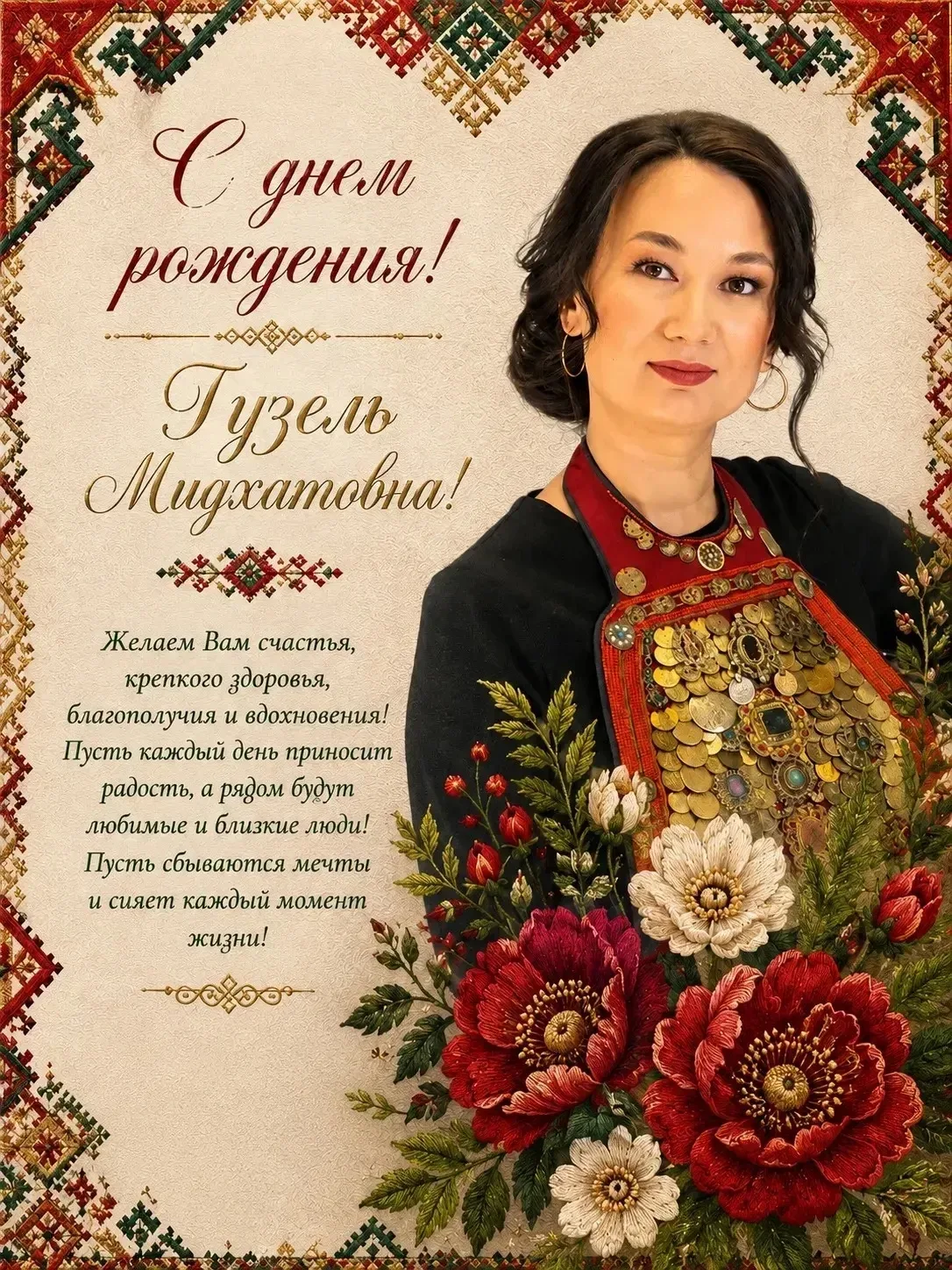 💐Уважаемая Гузель Мидхатовна!

От всей души поздравляем Вас с Днем Рождения от всего коллектива ГУП
