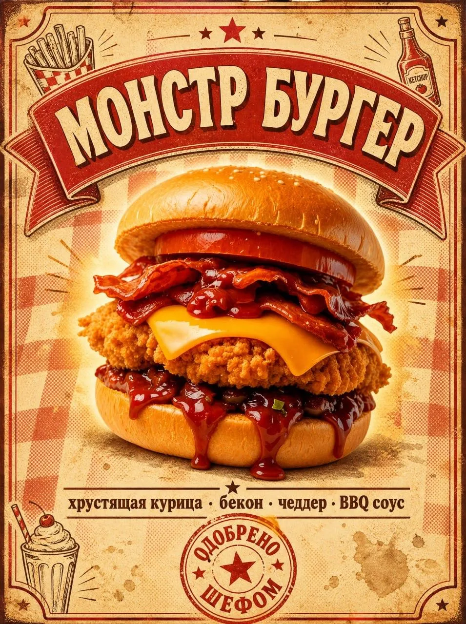 Как создать постер под любую нишу 

Такой формат можно адаптировать под карточки товаров, контент 
