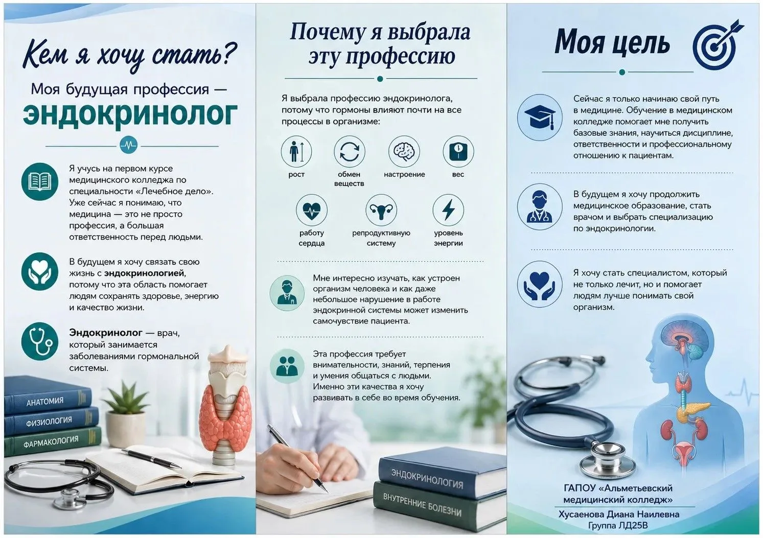🏆 Поздравляем с победой!
Студентка 1 курса специальности «Лечебное дело»  группы ЛД25В ГАПОУ "Альме