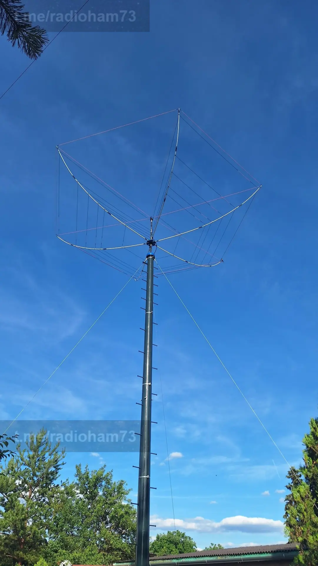 Мой Hexbeam в эфире....🙂

С 13.03 у меня был Hexbeam, но я хотел найти лучшее решение для антенной 
