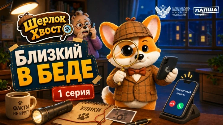 Стартует первый сезон мультсериала «Шерлок Хвост»!
 Хвостатый гений берётся за самое запутанное дело