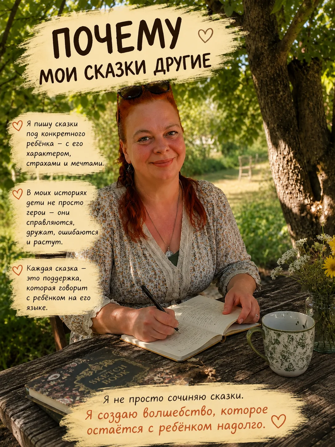 Однажды мама написала мне:
«А чем ваша сказка отличается от обычной книги?»

Хороший вопрос.

Обычна