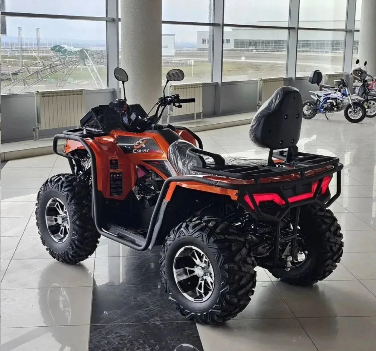 Квадроцикл ATV 400

Доступны к предзаказу
355.000р

Основные характеристики:
﻿﻿- Полный привод 4x4
﻿