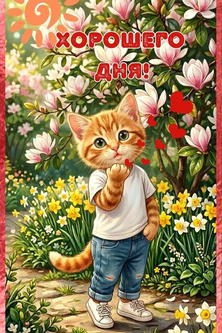Отличного дня! Лови позитив! 🌞🌺🌼🌺