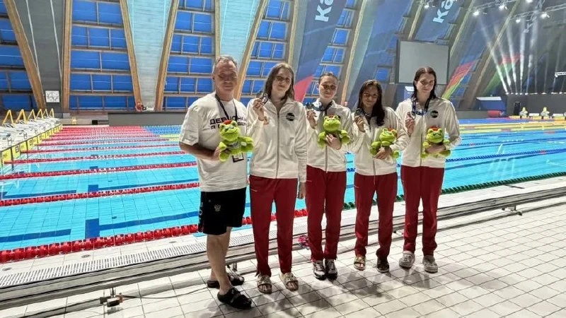 👏 Воронежские спортсменки завоевали 7 медалей на чемпионате России по плаванию в Казани.

Последнюю