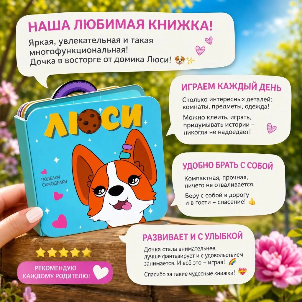 Приятно читать ваши отзывы.🫶 

🧸 Бумажные куклы и книжки-домики — вырезай, собирай, играй. Наши на