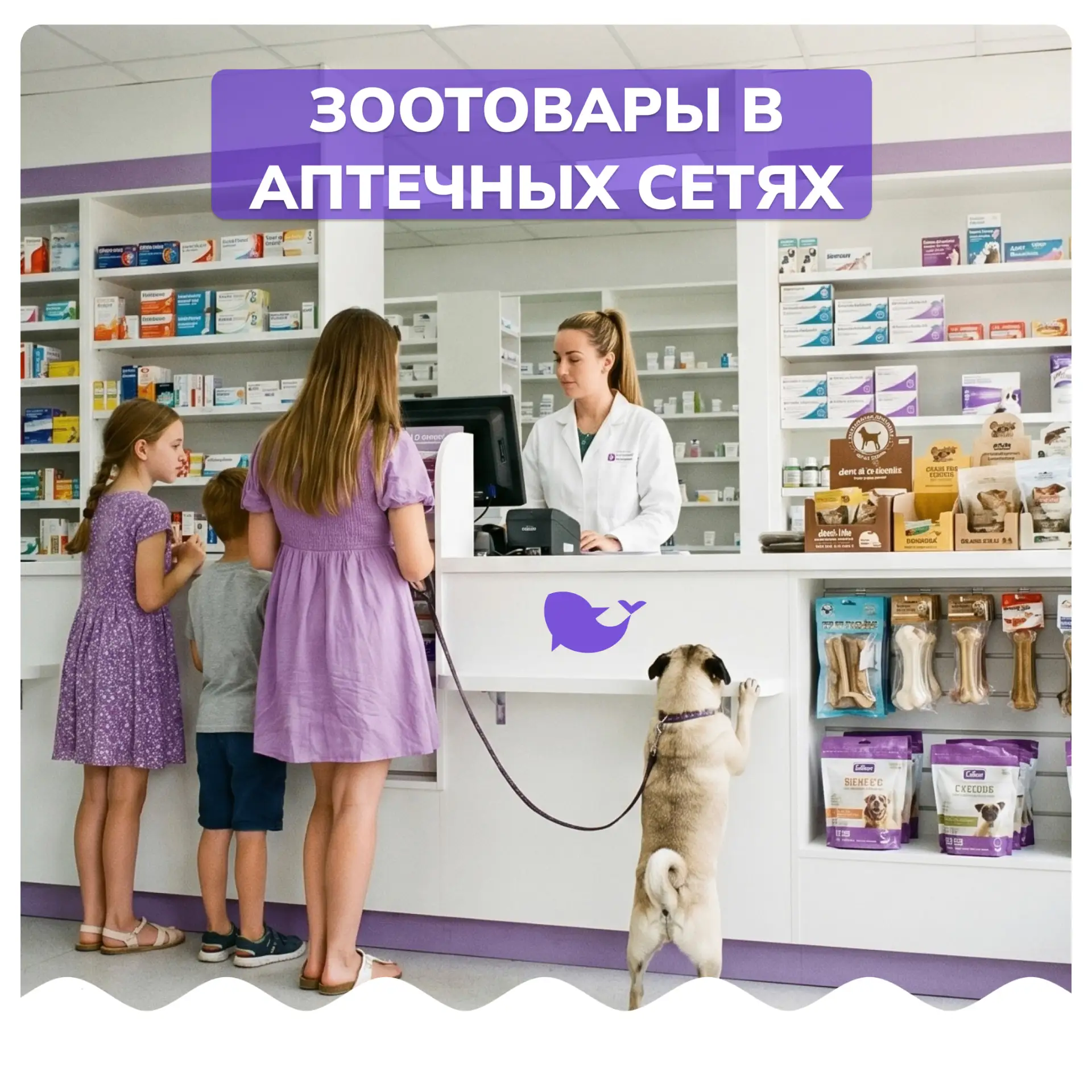 Зоотовары в аптеках: новый игрок на вашей территории!

Аптечные сети планомерно расширяют присутстви