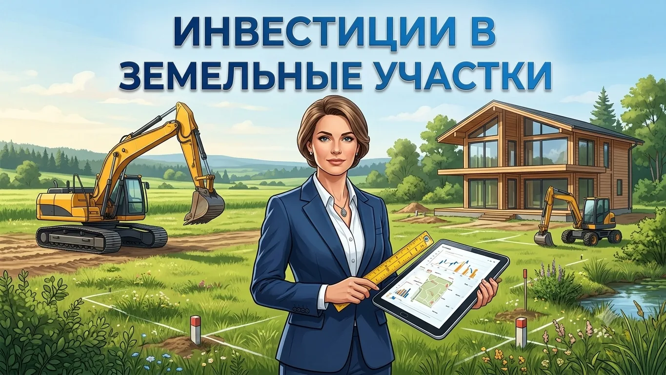 🏦 Инвестиции в землю — один из самых надежных способов сохранить и приумножить капитал. Но выгодно 