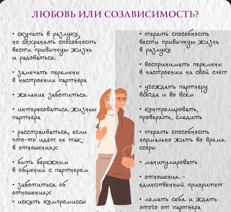 🧩 Созависимость: почему «просто уйти» не работает?

Задача: Понять, почему одни отношения приносят 