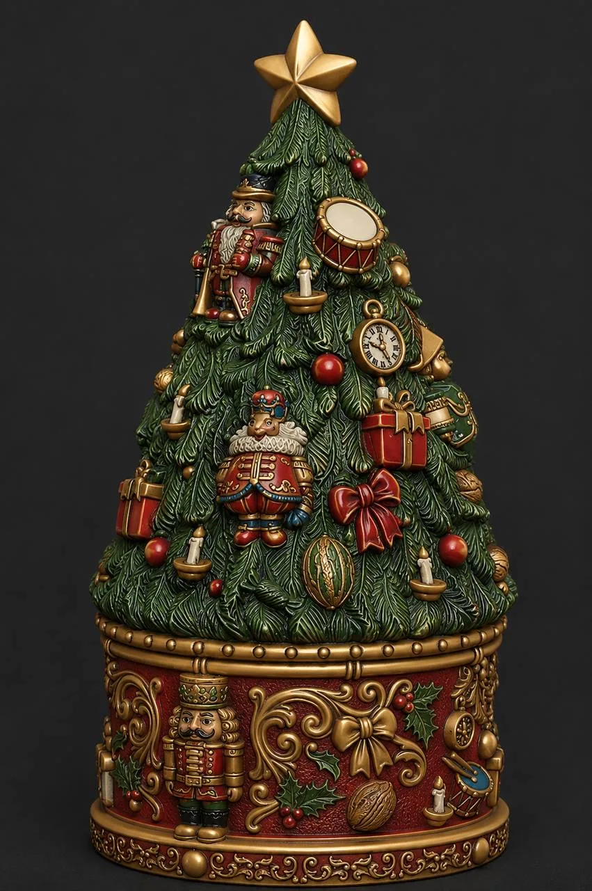 🎄Шкатулка Новогодняя «Ёлка Щелкунчика» доступна к пред записи! 
Материал:
Мурена!
📏 Размер :
Высот
